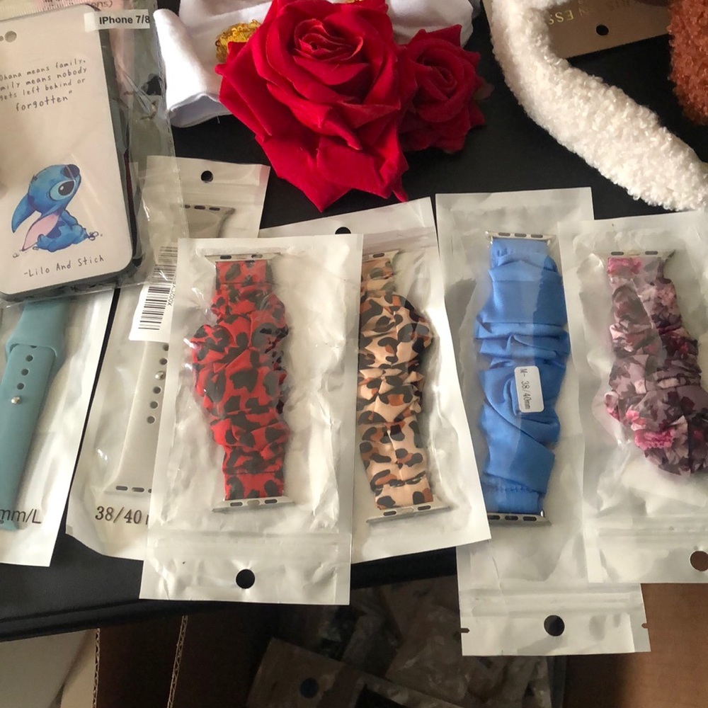 Apple Watch bands assorted colors and sizes